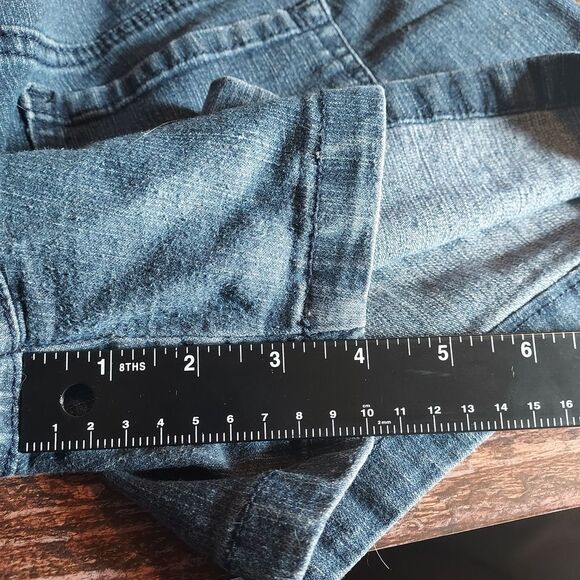 Almost Famous Dark Blue Jean Shorts - Picture 11 of 13